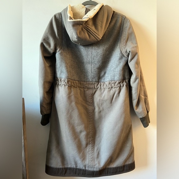 Marc By Marc Jacob Cotton-Wool Colorblock Pattern Parka Coat XS - Picture 14 of 14